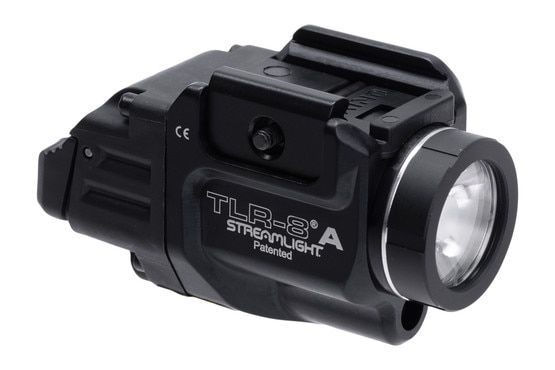 TLR-8 weapon light with red laser.